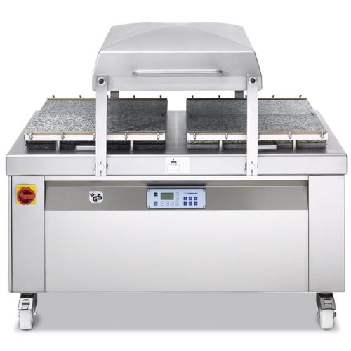 Полуавтоматическая упаковочная машина С 500вакуумдвухкамернаядля пищевой промышленности