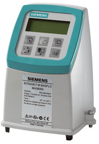 Электромагнитный преобразователь расхода SITRANS FM MAG 6000gasдля жидкостей