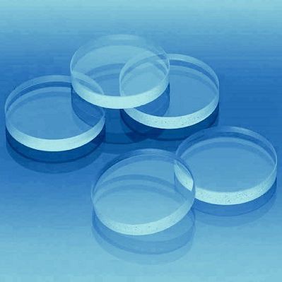 Оптическое окно из фторида кальция, серия WCF, инфракрасное, антибликовое