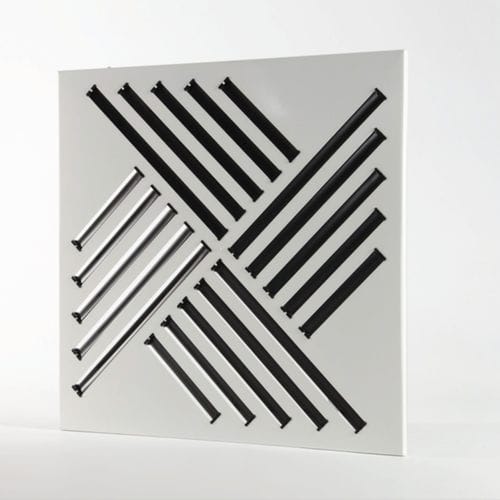 Квадратный диффузор серии DAM41панельиндукционныйметалл