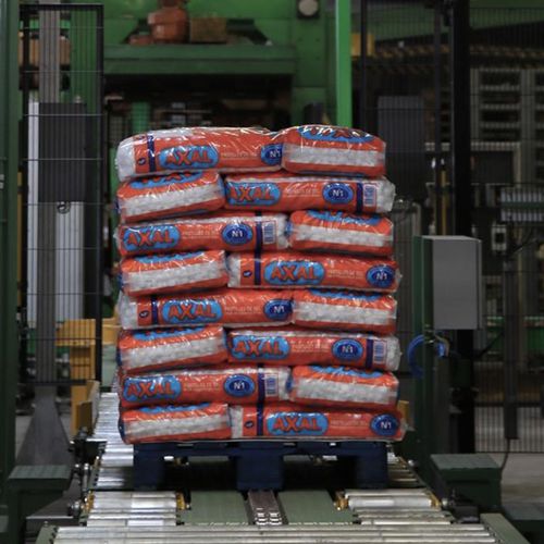 Приводной роликовый конвейер для транспортировки цемента