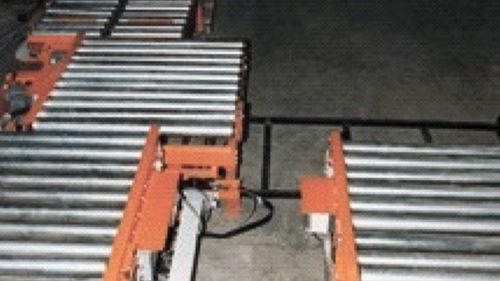 Конвейер роликовый Транстехпаллетстационарный