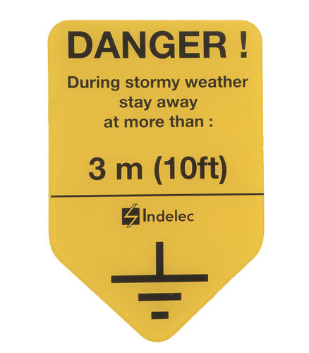 Этикетка безопасности C3263PVC