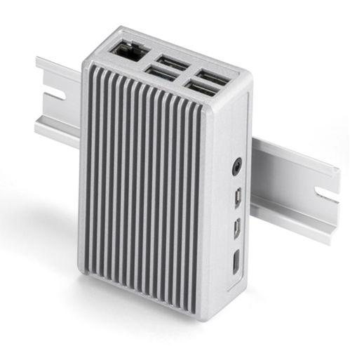Корпус Raspberry Pi Серия RPHDДин-рейкапрямоугольныйалюминий