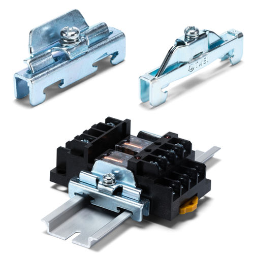 Концевой фиксатор серии TKRдля клемм из сталиDIN-рейка
