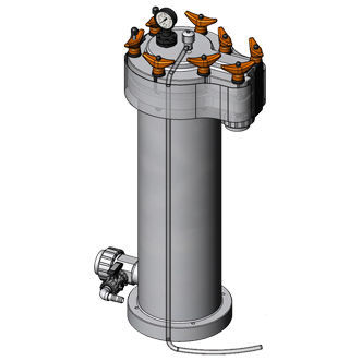 Корпус рукавного фильтра ALPTдля жидкостейиз полипропилена