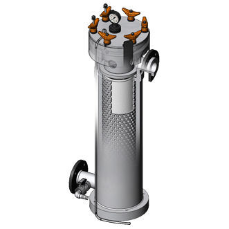 Корпус рукавного фильтра ALPSдля жидкостейиз полипропилена