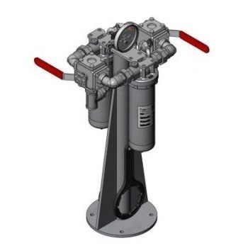 Фильтр жидкостный 2ФУс картриджемпромышленныйиз нержавеющей стали