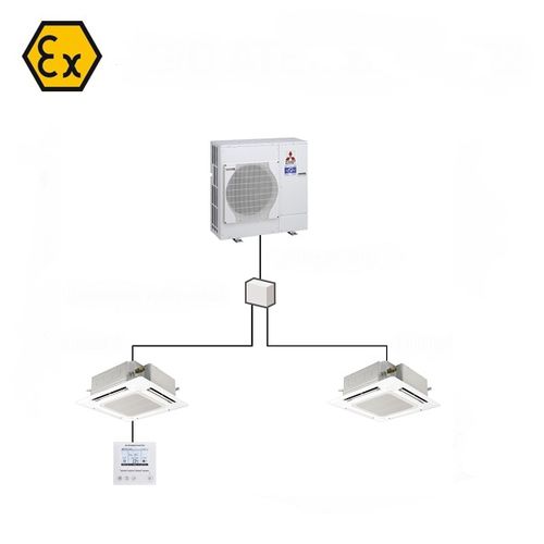 Кондиционер кассетный настенныйсплитпромышленный
