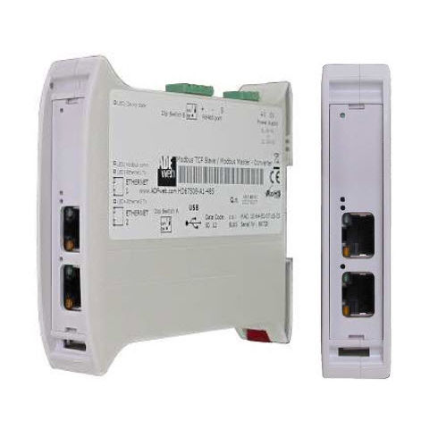 Конвертер Ethernet HD67644-A1CANDIN на рейке