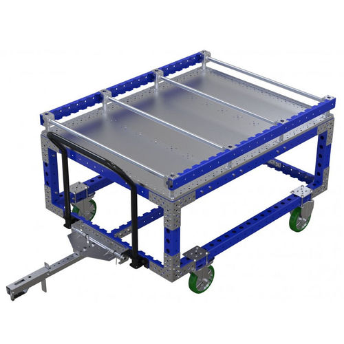 Тележка перегрузочная Q-100-0372металлическийподдондля контейнеров