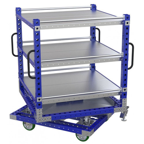 Тележка погрузочно-разгрузочная Q-100-0360металлическаяполкаконтейнер