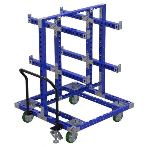 Handling cart Q-100-0365metalwith swivel casters