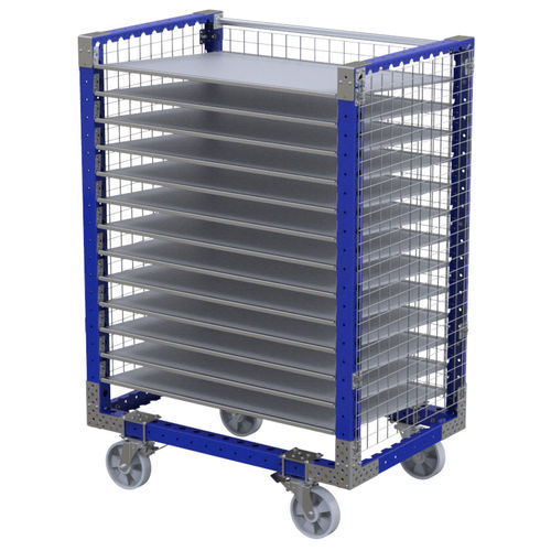 Storage cart Q-100-0317metalshelfcontainer
