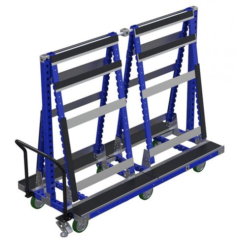 Тележка для автомобильной промышленности Q-100-0446транспортнаяметаллическаяс поворотными роликами