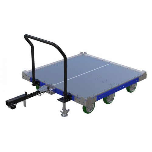 Тележка транспортная Q-100-0121металлическаядля контейнеровшестиколесная