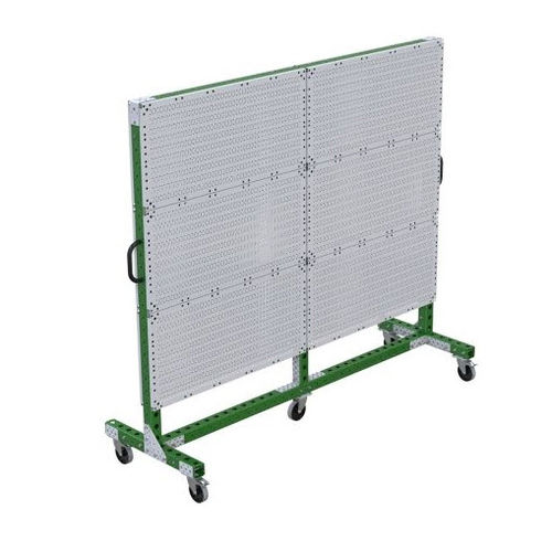 Тележка погрузочно-разгрузочная Q-100-0501металлическая панельс поворотными роликами