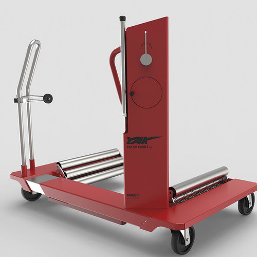 Тележка для шин SR 1500NTдля тяжелых грузовс поворотными роликамицилиндрический ролик