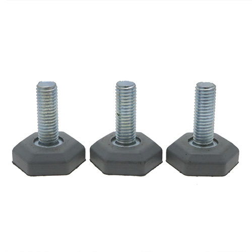 Лапка станка серии ADJ, резиновая, антивибрационная, с резьбой