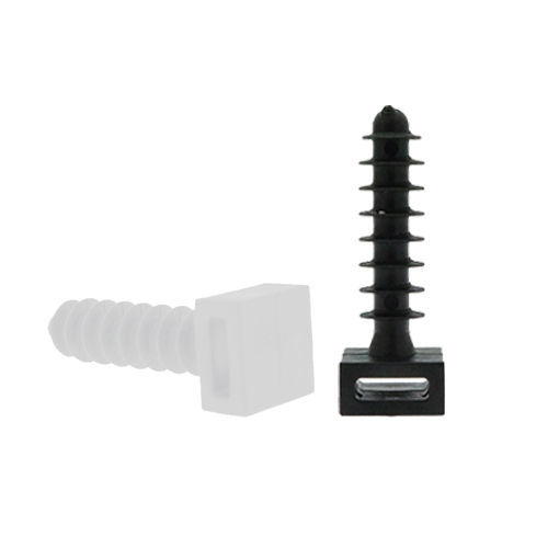 Крепление кабельной стяжки с защелкой Серия CABMпластик