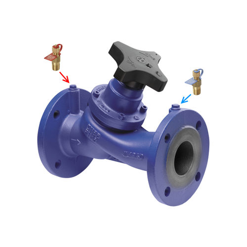 Клапан проходной 9555Pручнойрегулирующийфланец