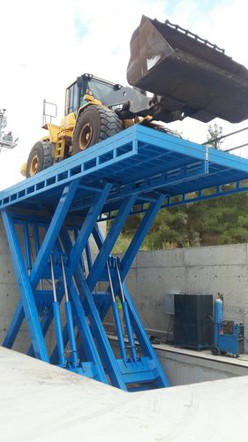 Тандемный ножничный подъемный стол серии ESPHгидравлическийстационарный с загрузкой