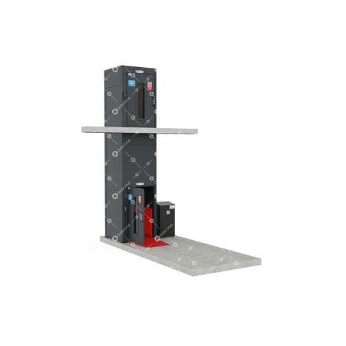 Электрический грузовой лифт DHYA.1 колонного типа