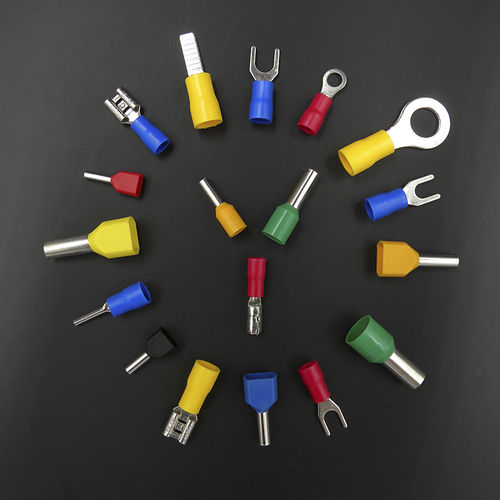 Разъем электропитания, байкерский терминатор, череп, кольцевой терминал