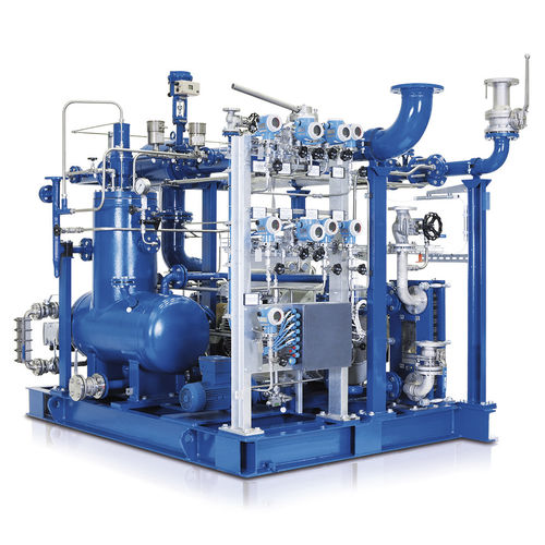 Компрессорная установка для биогаза VMXвинтоваяс впрыском масла с ременным приводом