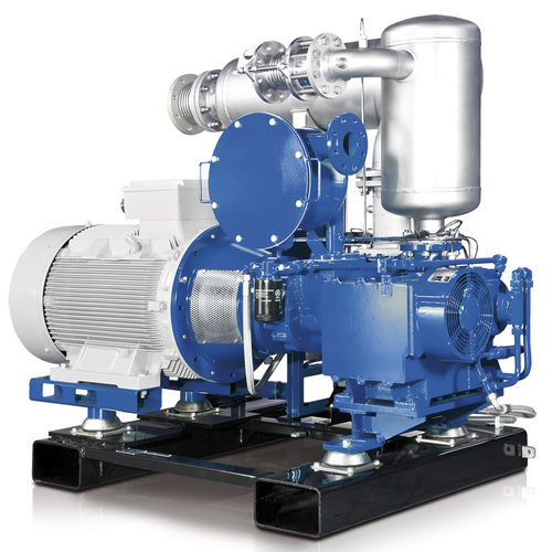 Компрессорная установка для биогаза Cшнековая, безмасляная, положительное давление