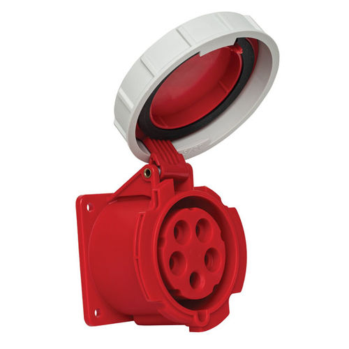 Панельная электрическая розетка 406524VIP675-poleCEE