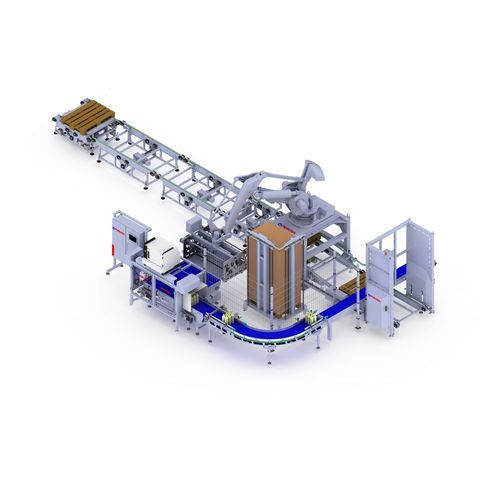 Укладчик слоев для бутылокдля коробокупаковки