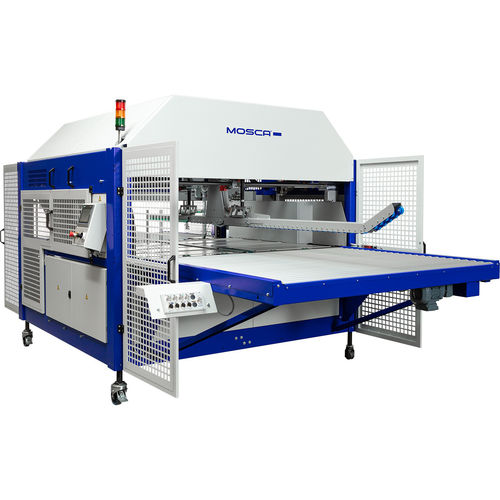 Полностью автоматическая обвязочная машина МЦБ-2 для гофрокартона, полипропилена, линейная.