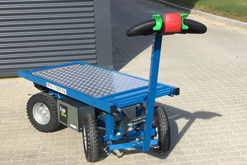 Electric self-propelled trolley ErgoMover Go2-axlefor heavy loads