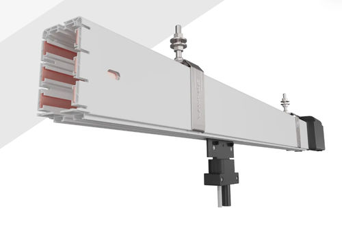 Закрытый контактный рельс серии MKHмедьпластикток