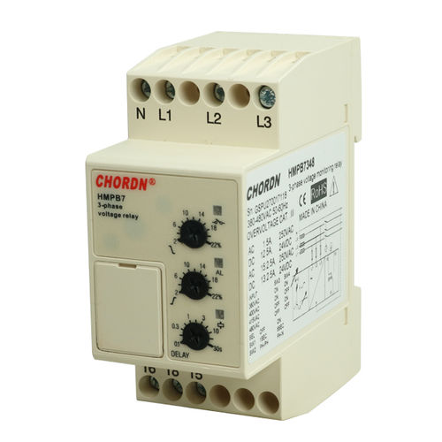 Реле контроля пониженного напряжения серии HMPB7, повышенное напряжение, последовательность фаз, потеря фазы
