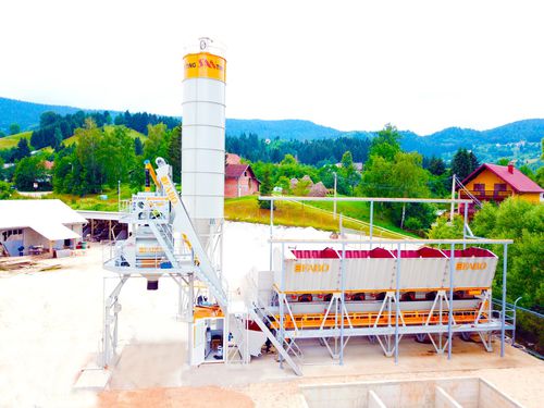 Стационарный бетонный завод КОМПАКТ-110компактавтоматический