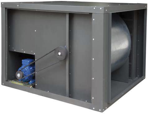 Центробежный вентилятор BPT BOX HTвытяжной, с ременным приводом, с двойным всасыванием