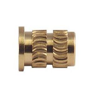 Резьбовая вставка серии FXHHLBлатуньдля пластикатепловой монтаж