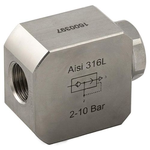 Предохранительный клапан серии 66050 для сжатого воздуха, вставной в линию