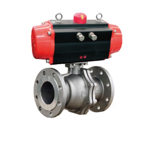 Кран шаровой РП-500 пневмоэлектропривод