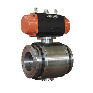 Кран шаровой РП-500Yпневматическийэлектрическийметаллический