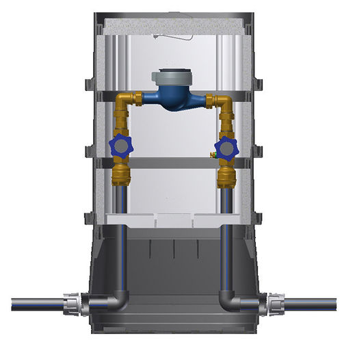 Прямоугольный корпус 69000-3 для счетчиков воды