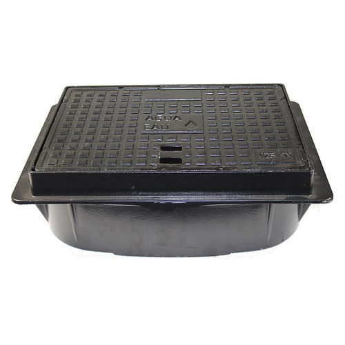 Крышка дозирующей коробки 69300-C250чугунная,запираемая