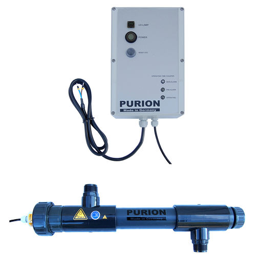 1-ламповая дезинфекционная установка PURION 1000 PVC-UUVвода