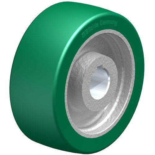 Колесо с цельной шиной серии GSTNиз полиуретана для тяжелых грузов, не оставляющее следов