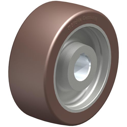 Колесо с цельной шиной серии GBN из полиуретана для тяжелых грузов, не оставляющее следов