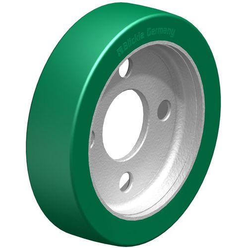 Колесо с цельной шиной серии GSTA из полиуретана для тяжелых грузовтихошумное