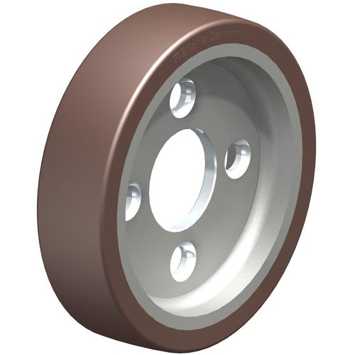 Колесо с цельной шиной серии GBAиз полиуретана для тяжелых грузов, не оставляющее следов