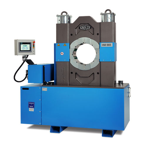 Машина для обжима шлангов HM 665автоматическаяэлектрогидравлическаякомпактная
